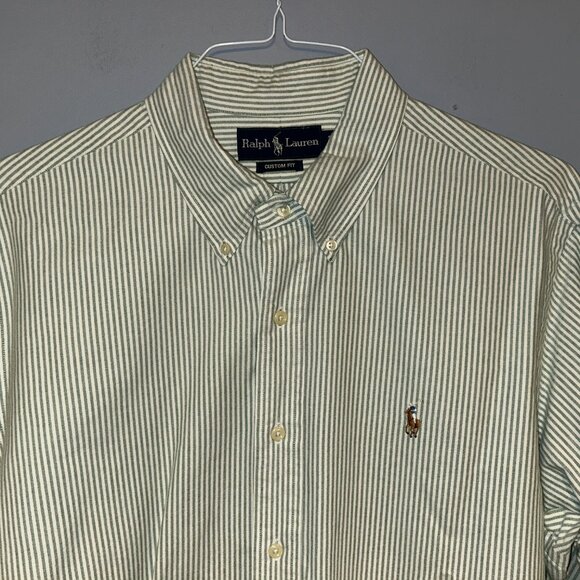 Ralph Lauren Button Down Long Sleeve Cotton Shirts, Men's XL, Pair - Picture 5 of 10